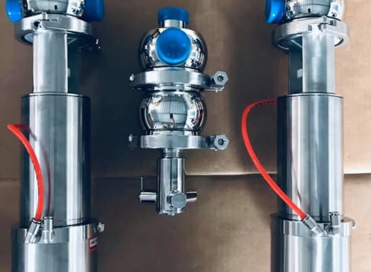 VAN BƯỚM ĐIỀU KHIỂN KHÍ NÉN INOX VI SINH 304/316-  CSE-Thái Lan, Taiwan