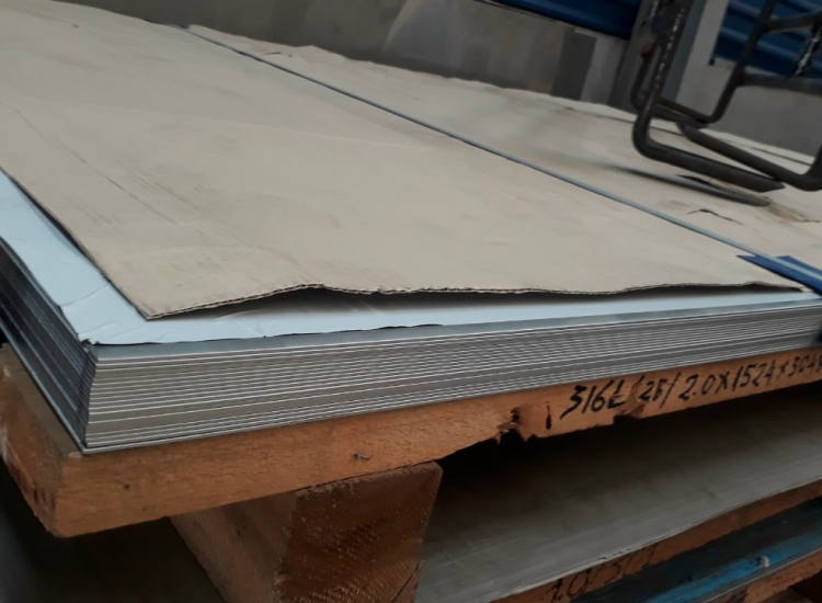 TẤM INOX 316/2B DÀY 2.0MM