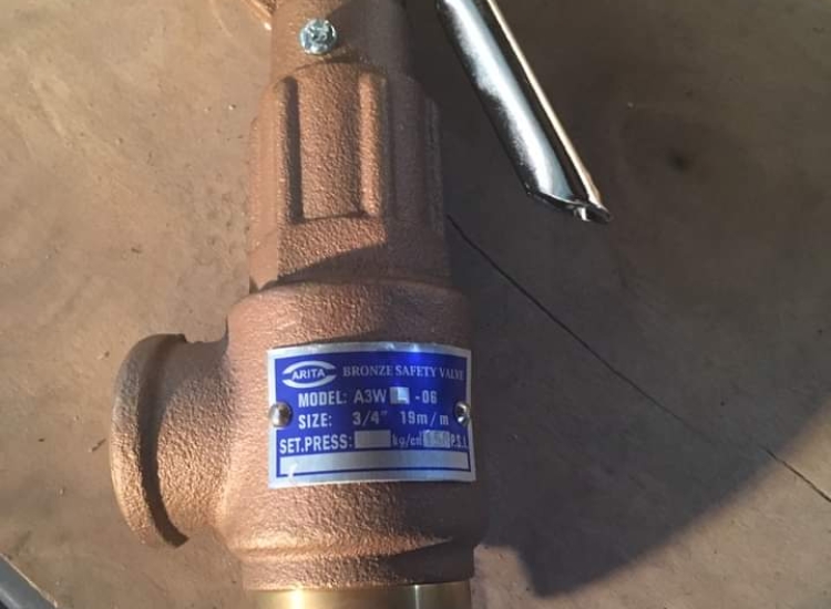 VAN AN TOÀN CÓ TAY GẠT ĐỒNG ARITA  SE-A3W-A3WL/ARITA-BRONZE-SAFETY-VALVE-SE-A3W-A3WL