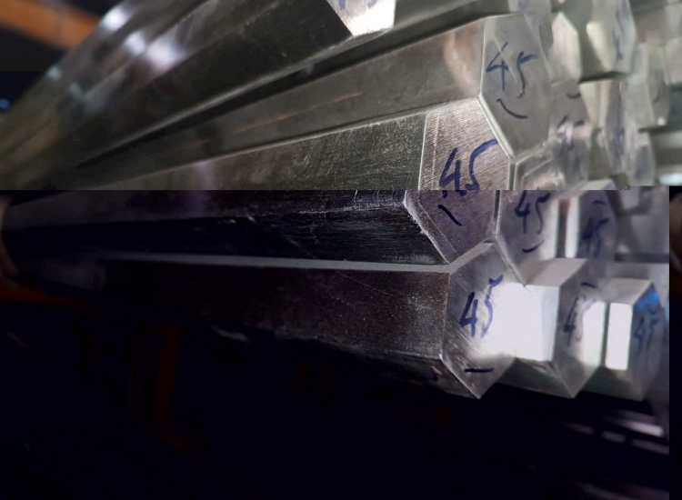 THANH LỤC GIÁC INOX 304|316 PHI 45|S304|316 Stainless Steel Hexagon Bar | Diameter 45mm